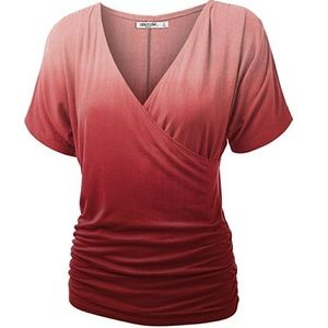 Vneck Dolman Ombre Medium